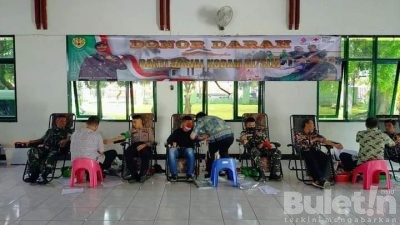Kodim 0608/Cianjur Gelar Donor Darah Baksos Kodam III / Slw.