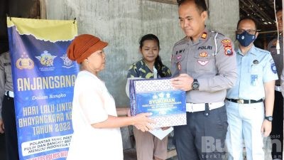 Polisi Peduli, Polres Madiun Kota Beri Bantuan Penderita Cacat Akibat Laka Lantas