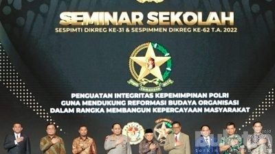 Sespim Lemdiklat Polri Gelar Seminar Sekolah Sespimti Dikreg ke-31 dan Sespimmen Dikreg ke-62 Tahun 2022