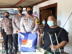Senyum Bahagia Penyandang Difabel saat Bertemu Kapolres Mojokerto