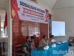 Babinsa Pantau Giat Sosialisasi HIV/AID di Desa Kedungringin
