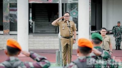 Bupati Pekasan Buka TMMD ke 115, Kali ini berpusat di Desa Bujur Barat Pamekasan