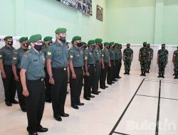33 Prajurit Kodim 0822 Bondowoso Naik Pangkat, Ini Pesan Letkol Arm Suhendra Chipta