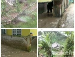 Tiga Rumah Dikampung Warung Kuda Desa Salagedang Kecamatan Cibeber Cianjur Tertimbun Longsor