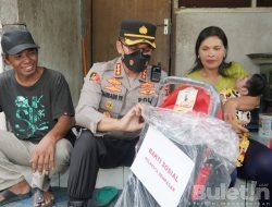 Kapolresta Denpasar Datangi Anak Penyandang Disabilitas Berikan Bantuan Stroller