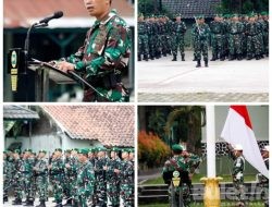 Dandim 0608, Menjadi Instruktur Upacara pada Upacara 17 – an di Lapangan Makodim Cianjur
