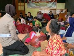 Polres Trenggalek Berikan Bantuan Trauma Healing Bagi Anak-Anak Korban Banjir