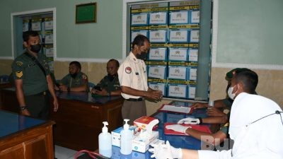 Mencegah Peredaran Narkoba, Kodim 0822 Bondowoso Lakukan Tes Urine