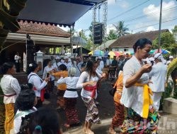 Pura Giri Mulya Raung Glenmore Banyuwangi, Gelar Kegiatan Hari Raya Saraswati