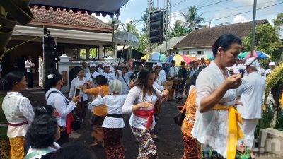 Pura Giri Mulya Raung Glenmore Banyuwangi, Gelar Kegiatan Hari Raya Saraswati