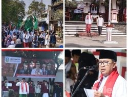 Kemeriahan Hari Santri Nasional Kabupaten Cianjur, Ribuan Santri Turun ke Jalan