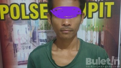 Zaidil Mahi(22)Warga Desa Kerta Sari ditangkap Jajaran Polsek Rupit