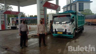 Polsek Pagar Merbau Laksanakan Patroli Monitoring BBM di SPBU