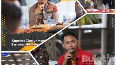 Kapolres Cianjur Bangun Komunikasi Dengan Berbagai Elemen Masyarakat Lewat Jum’at Curhat Kapolres