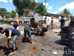 ” Mantap.” Perbaikan Jembatan Aliyan Banyuwangi Tampah Bantuan Dari Manapun