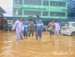 Banjir Menyasar RSUD dr. Soedomo, Wabup Trenggalek Tinjau Rumah Sakit