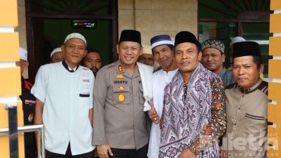Kapolres Dairi Ajak Masyarakat Desa Lae Nuaha Siempat Nempu Hulu Jaga Kamtibmas Yang kondusif Melalui Himbauan Jumat Curhat