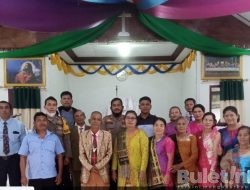 Polsek Parongil Berbagi Kasih dengan Jemaat HKBP Dolok Nauli Dan Himbauan Kamtibmas