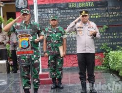 Dandim 0203/LKT Bertindak Sebagai Pimpinan Apel Bersama Tni – Polri di Polres Binjai