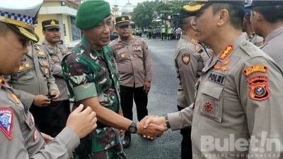 Dandim 0204 dan Kapolresta Pimpin Apel Sinergitas di Mapolresta Deli Serdang