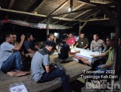 Antisipasi Praktek Perjudian, Kapolsek Tigalingga Rutin Lakukan Himbauan
