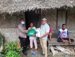 Jajaran Polresta Deli Serdang Bagikan Sembako di Masing Masing Kecamatan