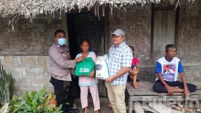 Jajaran Polresta Deli Serdang Bagikan Sembako di Masing Masing Kecamatan