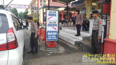 Tingkatkan Ilmu Kepolisian, Siswa Diktukba Polri Gel II SPN Hinai Laksanakan Latihan Kerja Dimapolresta Deli Serdang