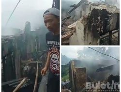 12 Rumah di Cipanas Cianjur Ludes Terbakar Diduga Akibat Korsleting Listrik