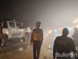 Jalan Tertimbun Longsor di Parbuluan IV Kabupaten Dairi Sudah Bisa Dilalui, Kapolres Meminta Kepada Pengguna Jalan Tetap Waspada