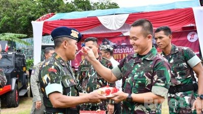 HUT Brimob Ke-77, Dandim 0822 Bondowoso Suapin Anggota