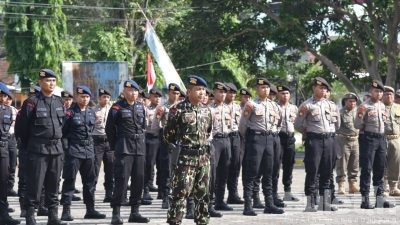 Apel Sinergitas TNI-Polri Dalam Rangka HUT Brimob ke 77 Tahun