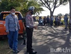 Laka Tunggal di Jalan Raya Blimbingsari Banyuwangi