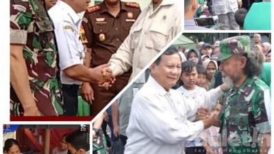 MENHAN Prabowo Bantu Motor Trail untuk Penyaluran Logistik ke Warga Terdampak Gempa Cianjur yang Terisolir