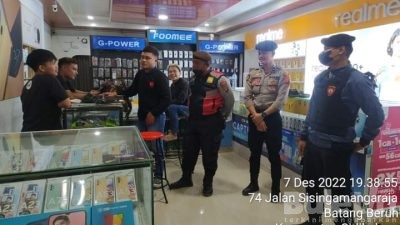 Patroli Malam Sat Samapta Polres Dairi Himbau Masyarakat Tetap Waspada akan Kriminalitas