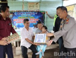 Sambut Nataru Kapolres Dairi Berikan Bantuan Kepada Masyarakat Penyandang Disabilitas dan Kurang Mampu