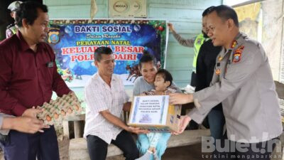 Sambut Nataru Kapolres Dairi Berikan Bantuan Kepada Masyarakat Penyandang Disabilitas dan Kurang Mampu