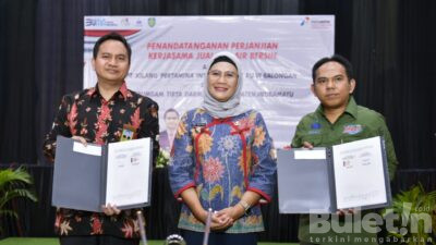 Perumdam Tirta Darma Ayu dan PT KPI RU VI Balongan Jalin Kerjasama, Bupati Nina : Ini Langkah yang Baik