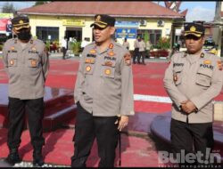 Penekanan Kapolres Dairi Anev Mingguan Menjelang Nataru