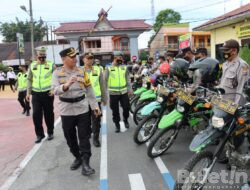 Polres Dairi Laksanakan Apel Ranmor Dinas Dan Pengecekan Kelengkapan Personil Dalam Rangka Kesiapan Operasi Lilin Toba-2022