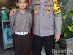 Jelang Perayaan Natal, Kapolres Dairi Sambangi Kediaman Siswa SD Juara Tiga HUT Bhayangkara ke 76