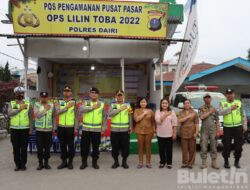 Kapolres Dairi Beserta Pamatwil Polda Sumut Cek Kesiapan Pos Pengamanam Ops Lilin Toba