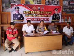 Polres Dairi Paparkan Capaian Kinerja Akhir Tahun 2022