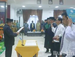 Bupati Pasangkayu Lantik 92 Pejabat Lingkup Pemkab Pasangkayu