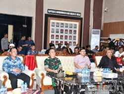 Dandim 0822 Dan Forkopimda Bondowoso Nobar Pagelaran Wayang Orang “Pandawa Boyong”