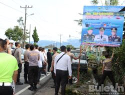 Bupati Dairi Pimpin Apel Dan Korve Bersama Dalam Rangka Mensukseskan Event Internasional F1 PowerBoat Lake Toba Indonesia