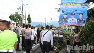 Bupati Dairi Pimpin Apel Dan Korve Bersama Dalam Rangka Mensukseskan Event Internasional F1 PowerBoat Lake Toba Indonesia