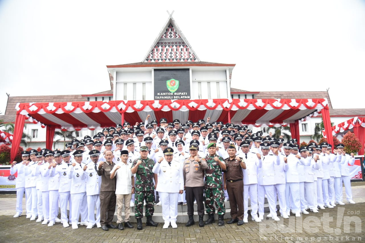 Bupati Tapsel Lantik 106 Kades Terpilih Hasil Pilkades Serentak 2022 ...