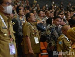 Wali Kota Irsan Hadiri Rakornas KDH dan Forkopimda Tahun 2023 di SICC