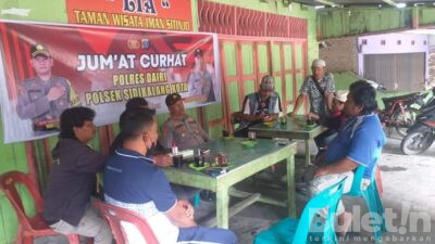 Kapolsek Sidikalang Kota Lakukan Jumat Curhat di Taman Wisata Iman (TWI)